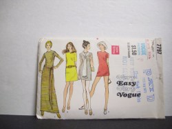 7797 SO EZ VOG 1968 SS-LS DRESS LENGTHS PATTERN 14